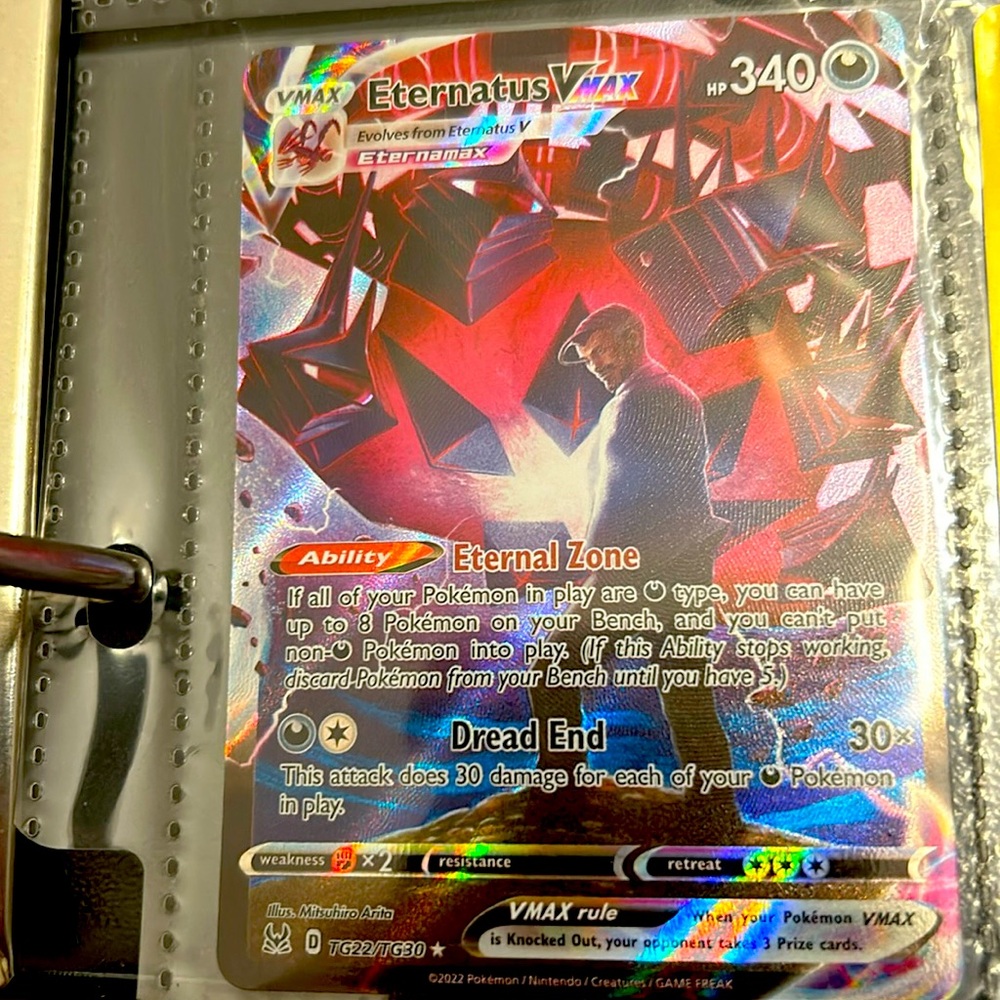 Selling Eternatus V Max pokemon card TG22/TG30!